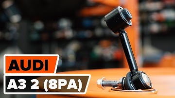 Wie AUDI A3 2 (8PA) Koppelstange hinten wechseln [AUTODOC TUTORIAL]