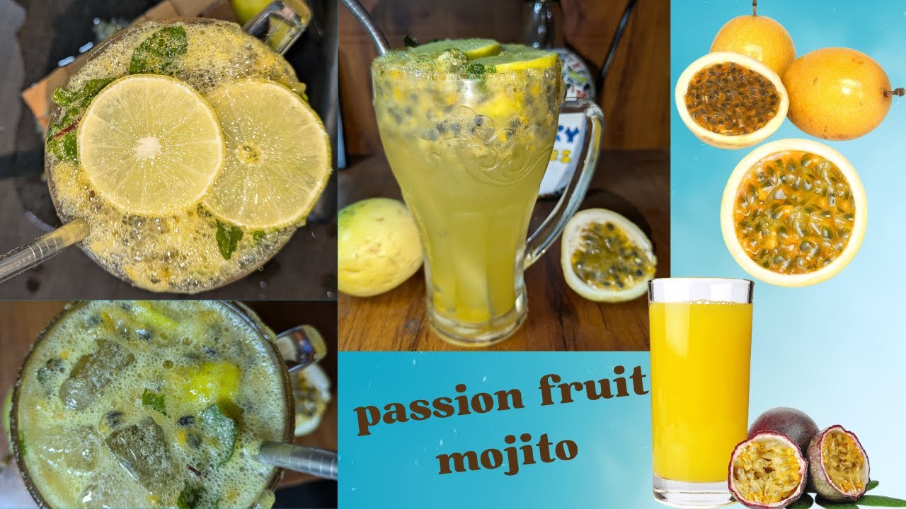 How to Make Passion Fruit Mojito | Refreshing Summer Drink | Easy Homemade Recipe