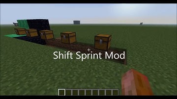 Shift Sprint Mod Minecraft Mod Spotlight (EASY SPRINT!)