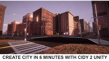 Create Any Size City In 6 Minutes With CIDY 2 Unity #1