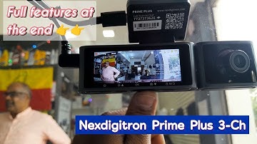 Nexdigitron Prime Plus 3-Ch Dashcam installed perfectly in Kia Sonet | Konark Car (HSR) 📞9845049211