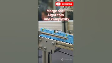 Time complexity of the algorithm Merge sort | What is time complexity of the merge sort algorithm