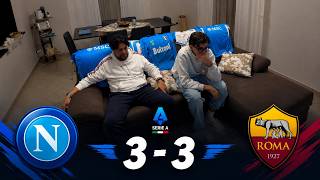 😓SUCH A SHAME | NAPOLI-ROMA 3-3 LIVE REACTION