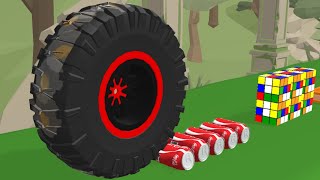 Wheel Smash! Very Satisfying And Relaxing ASMR Slicing Game screenshot 4