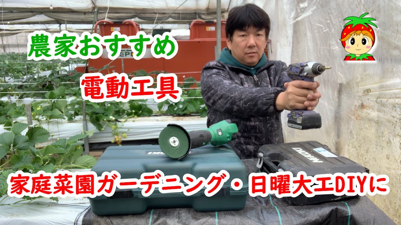 農家おすすめ電動工具【家庭菜園・ガーデニング】【日曜大工・DIY