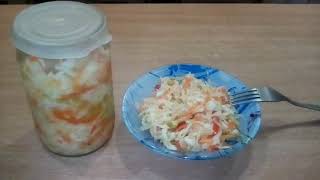 Салат из капусты быстрого приготовления Салат из капусты быстрого приготовления