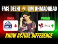 FMS Delhi vs IIM Ahmedabad 🤯| Cutoff | Placement | IIM Ahmedabad vs FMS Delhi | CAT 2025 &amp; Admission