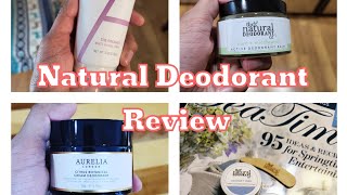 Natural deodorant review