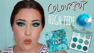 COLOURPOP HIGH TIDE PALETTE | HOW UNIQUE IS IT? DUPES, SWATCHES, DEMO screenshot 5