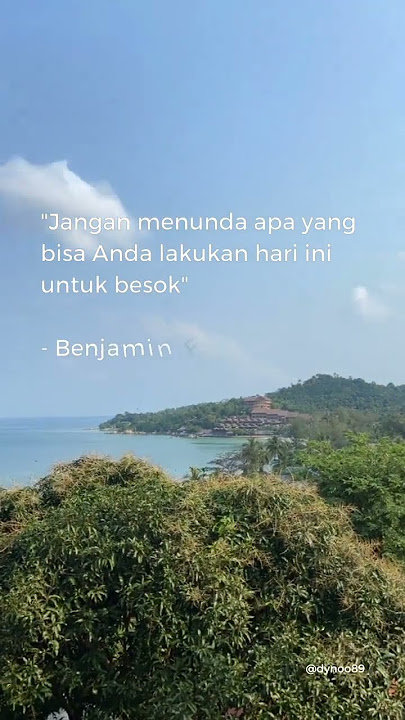 Kata Motivasi - Benjamin Franklin