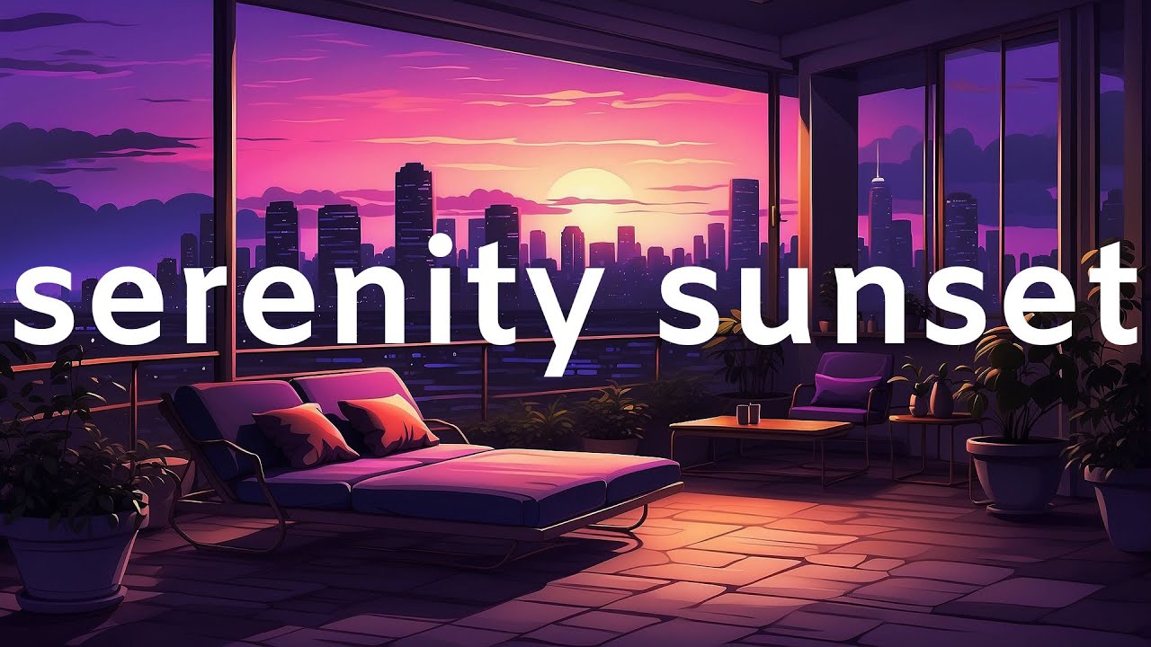 Serenity Sunset Lofi Beats for Relaxation Unwind and Focus 🌅🎧 lofi