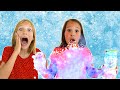 Frozen magic dust story with Amelia, Avelina and Akim