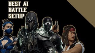 Best AI Battle Setup (Noob, Liu Kang, Kitana) | Mortal Kombat 11