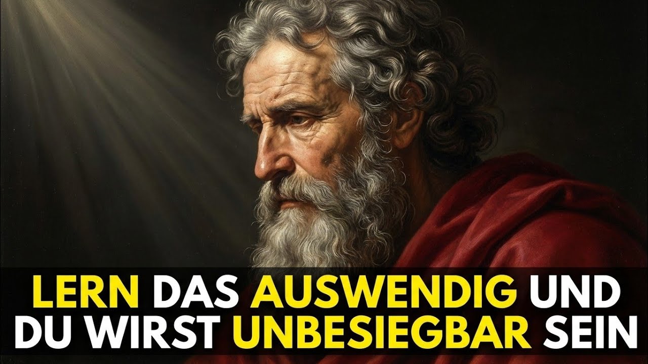 🔴9 STOISCHE ZITATE, DIE JEDER WEISE UND STARKE MANN SICH MERKEN SOLLTE, UM MIT MUT ZU LEBEN