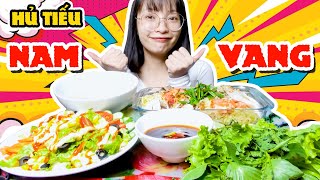 119 Đẩy Nhẹ Mâm Hủ Tiếu Nam Vang Và Salad Sau Một Ngày Bận Rộn