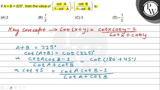 If A B 225 then the value of A B is A 2 B C 3 D -