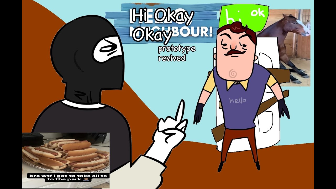 worlds most serious playthrough of Hello Neighbor Prototype Revived