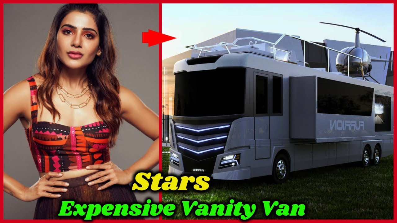 Expensive Vanity Vans of South Indian Stars | Ram Charan, Samantha Ruth Prabhu, Allu Arjun