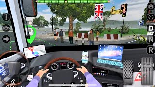 Realistic Interior Accessories Added Coach Bus Driving | Bus Simulator 2023 - Mobile Gameplay screenshot 4