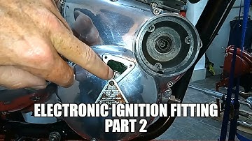Triumph Trident T160 Rebuild. Part 98: Electronic Ignition Fitting Part 2
