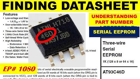 {1080} How to find ATMEL EEPROM datasheet 46D