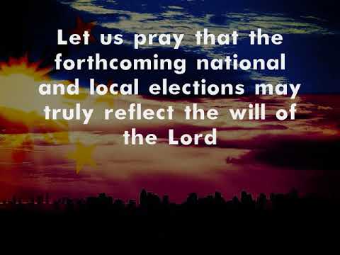 PRAYER FOR THE ELECTIONS [Philippines 🇵🇭] 2022 (by Bishop Ambo David)