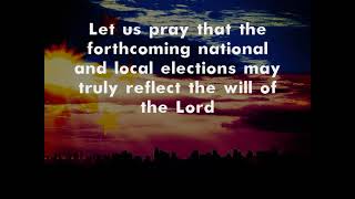 PRAYER FOR THE ELECTIONS [Philippines 🇵🇭] 2022 (by Bishop Ambo David)