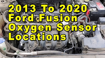 2013 - 2023 Ford Fusion Upstream Pre-Catalytic Converter O2 Oxygen Sensor Location + Post-Cat Sensor