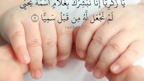 سورة مريم بصوت شجي للقارئ الشيخ سعيد دباح لمن لم يرزق بالأولاد