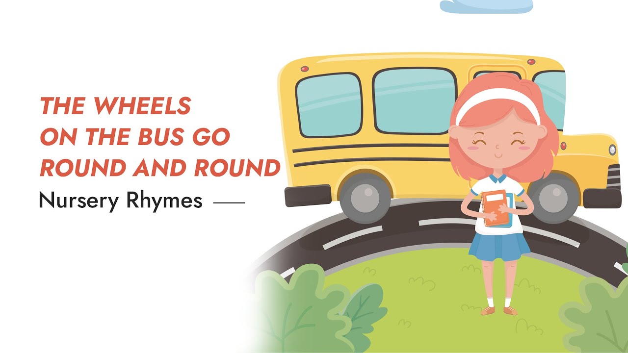 Wheels on the bus go round and round rhyme || Nursery Rhymes for Kids ...