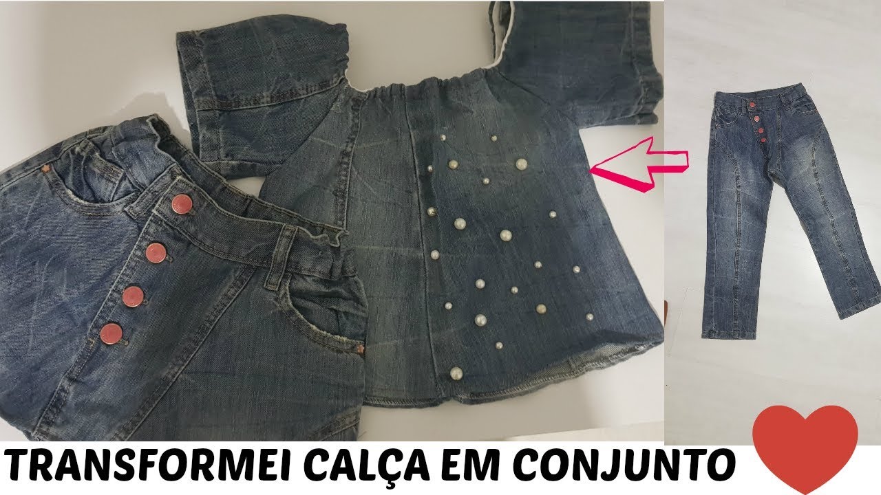 blusa com calca jeans