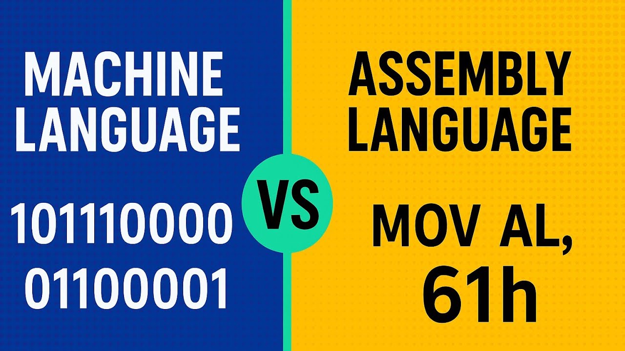 Machine vs Assembly Language – Kya Farq Hai? | Target Computer # ...