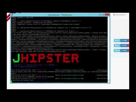 JHipster crear un proyecto en 10 minutos (Utilizando JDL)
