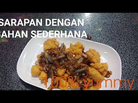 CARA BUAT AYAM CRISPY SAUS TIRAM || MEMBUAT DENGAN MUDAH ||SIMPLE BREAKFAST