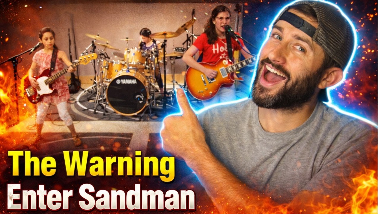 THIS BLOWS MY MIND!! Enter Sandman - METALLICA Cover - The Warning