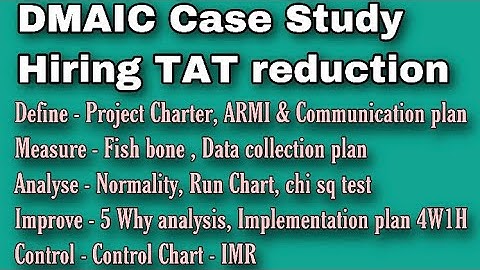 Hiring TAT Reduction | DMAIC Case Study