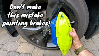 What you should know before using the G2 BRAKE CALIPER PAINT KIT!