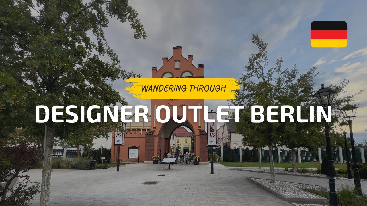 Walking Through Designer Outlet Berlin 🇩🇪 | Colorful Streets, Shops & Lifestyle | Faceless Wanderers