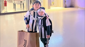 Bennett and Sean first Juventus Game