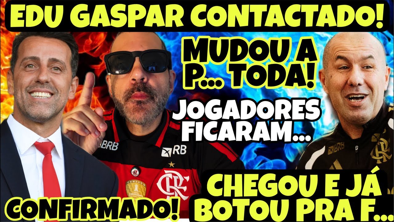 NEGÓCIO CONFIRMADO! EDU GASPAR FOI MESMO CONTACTADO PARA O LUGAR DE BOTO! JARDIM JÁ MUDOU A P… TODA!