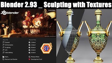Sculpting with Textures in Blender 2.93 | New Features