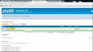 How to install phpBB