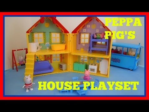 Peppa Pig's House Playset Demonstration toysrus