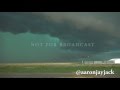 Tornado Warned SUPERCELL ILLUMINATES COWS TX/OK Panhandle 05-16-2016