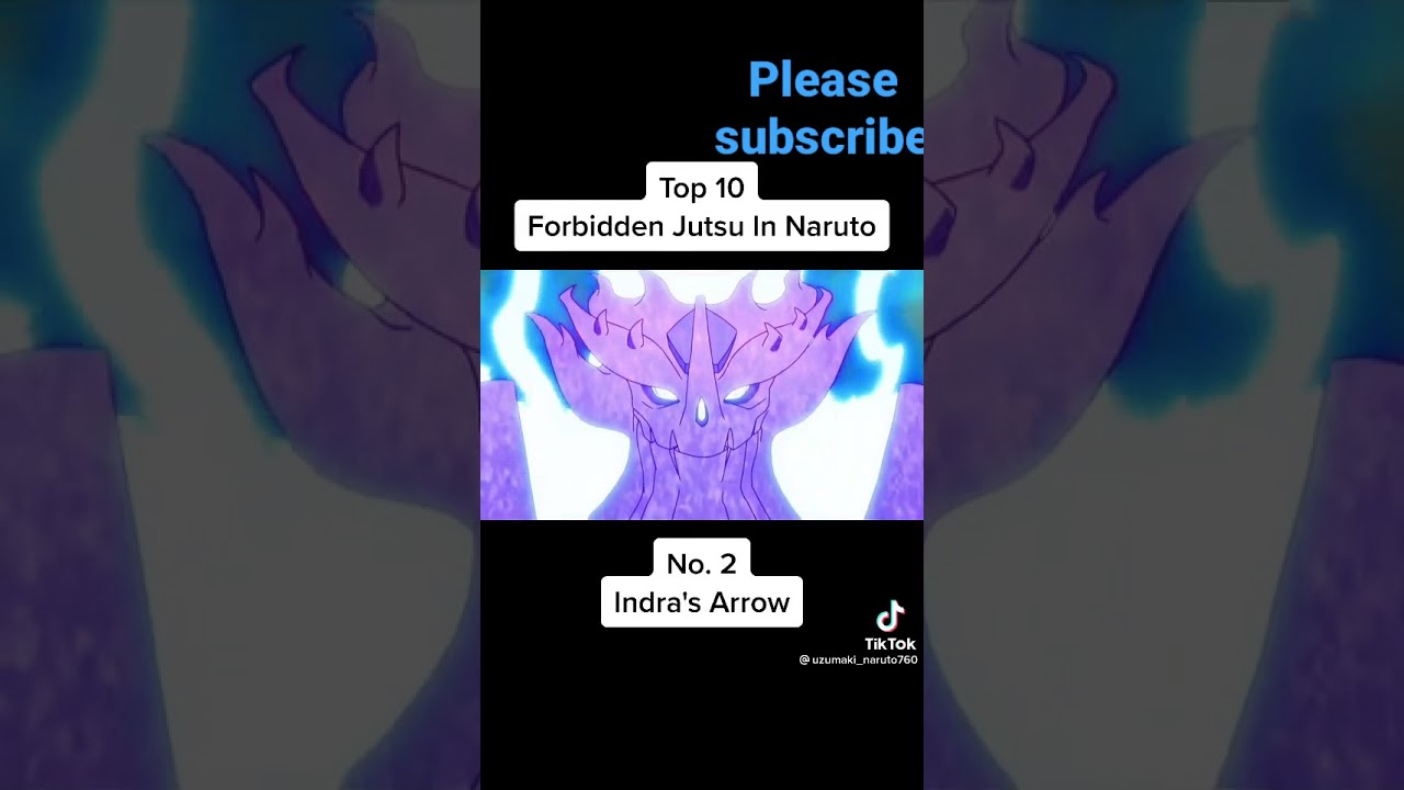 Top 10 Forbidden Jutsu in Naruto. No.2 Indra's Arrow