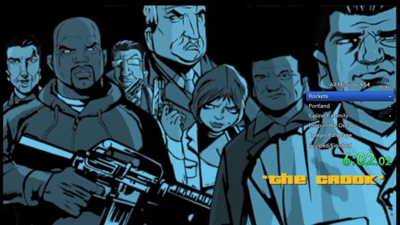 GTA III All Missions Dupeless PS4 Speedrun 