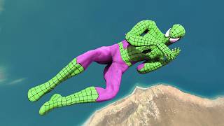GTA 5 Ragdolls Spider-Man | Jumps & Fails (Euphoria Physics) | Ep.127 screenshot 2