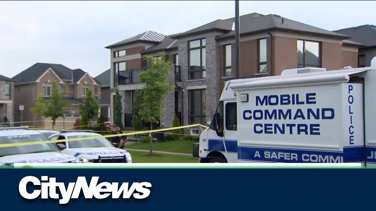 Man shot dead while answering front door of Brampton home - YouTube