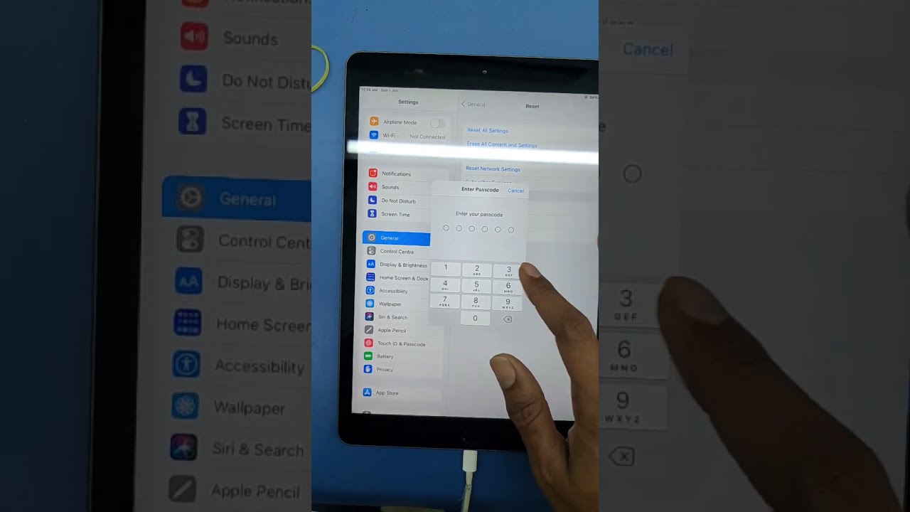 How To Reset Or Erase IPad Hard Kaise Kare Ipaderase Ipad