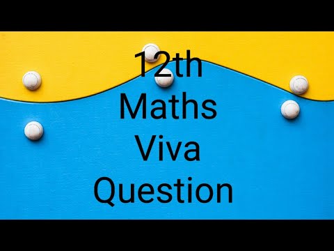 12th class maths